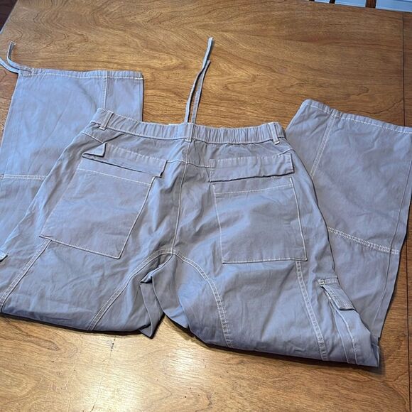 Zara Gray Cargo Pants - Picture 7 of 10